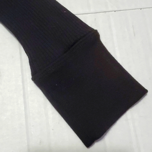 UO Out From Under 2 Become 1 Black High Neck Sexy Party Ribbed Knit Bodysuit - Picture 11 of 16